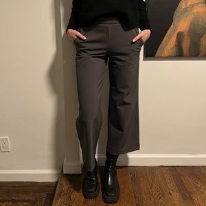 Wilfred Grey Wide Leg Cropped Trouser Size 2